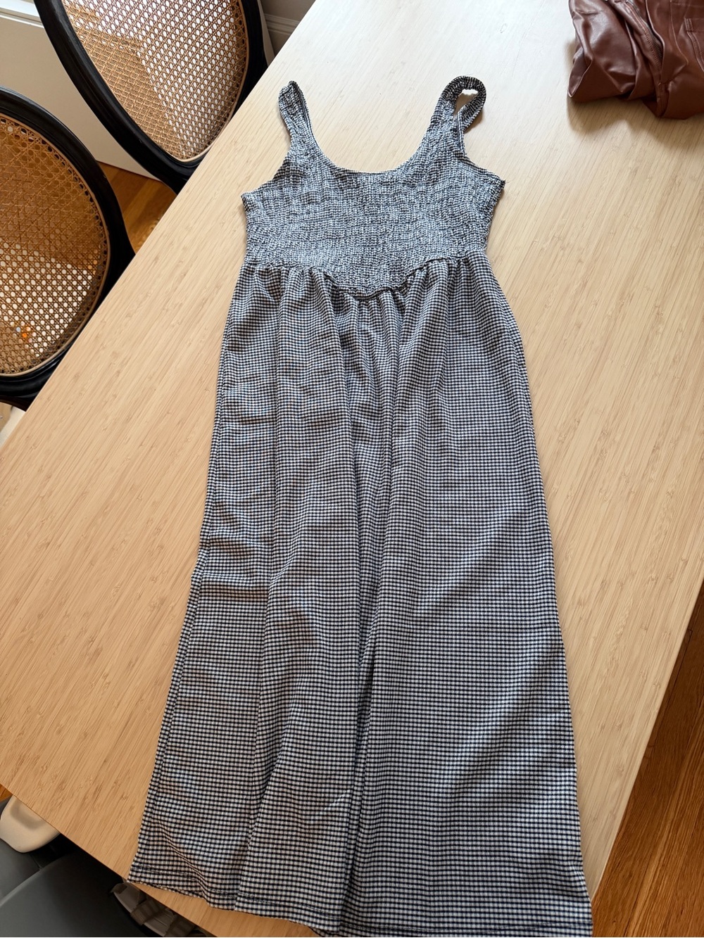 Old Navy Black and White Gingham women’s Dress